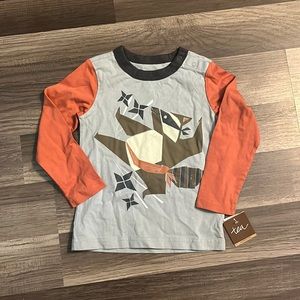 NWT Tea boys tanuki ninja baby shirt long sleeve 18-24M